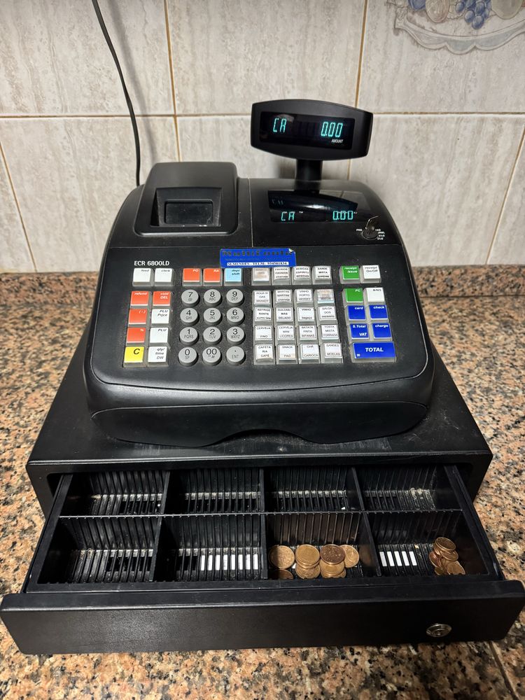 Maquina registadora Olivetti ecr 6800 ld