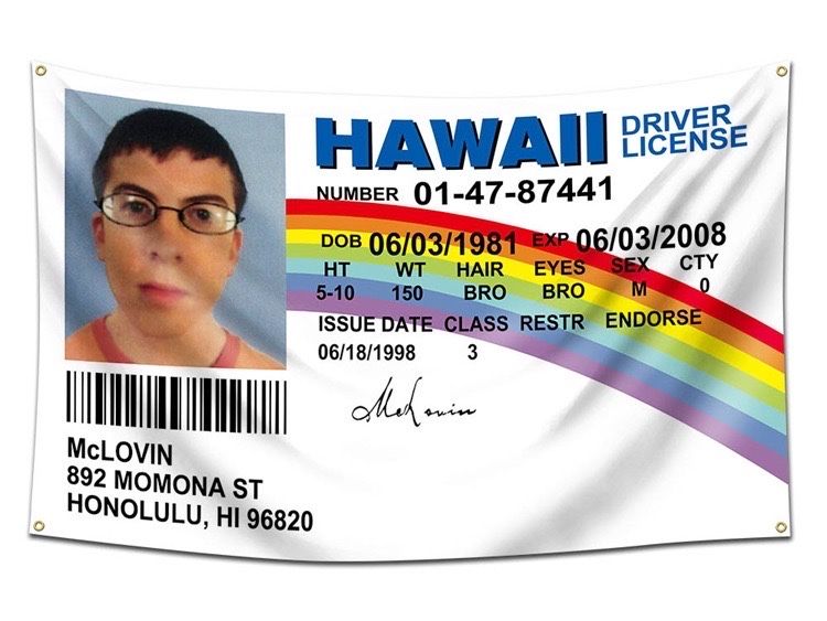 Флаг Mclovin / Флаг Мактрахер Y2K