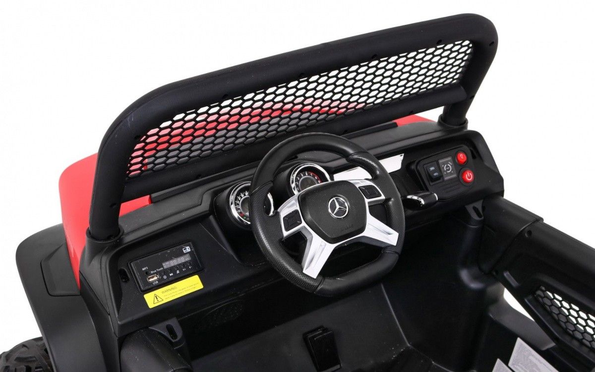 Mercedes Benz Unimog Dla Dzieci Czerwony Napęd 4X4 Pilot Wolny Start