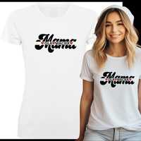 Koszulka T-SHIRT damski na dzień Matki+ imiona dzieci dla mamy S-XXL
