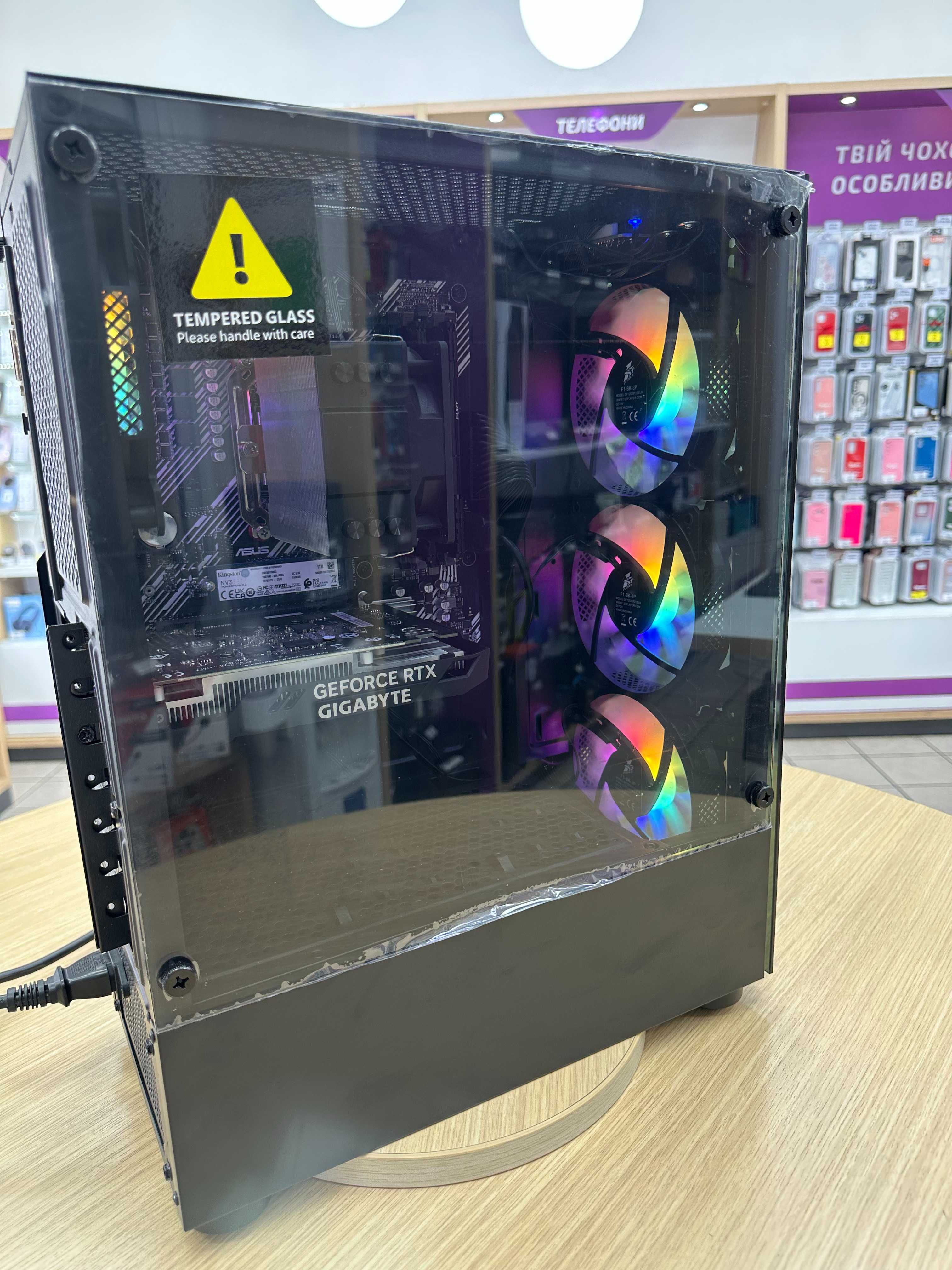 Продам ігровий ПК (R5-5500/16DDr4/ssd 1tb/ 3050,6gb/)