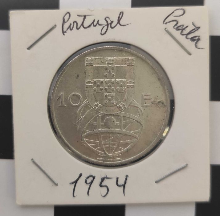 Moeda de 10$ 1954 - BELA/SOBERBA (RESERVADA)