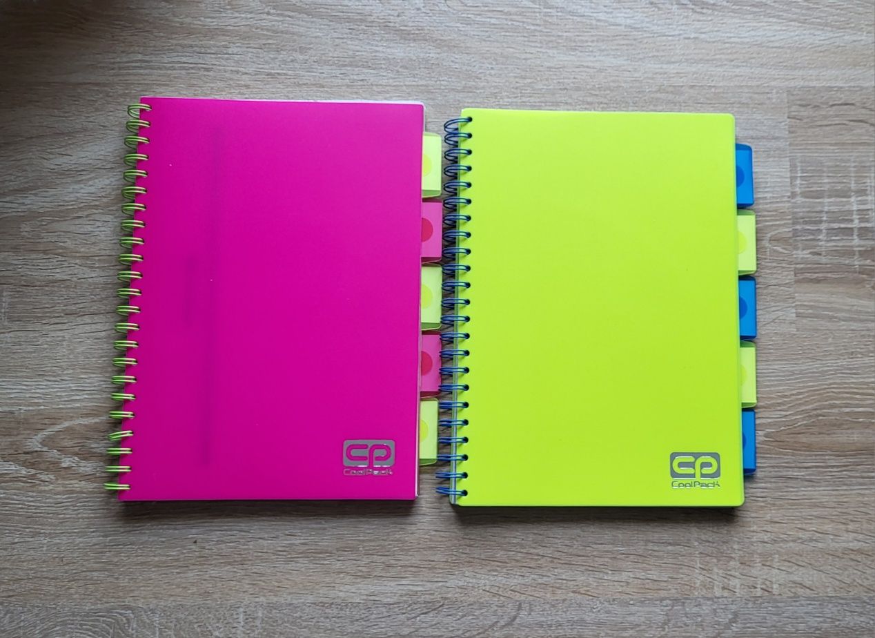 Zestaw zeszytów dla studenta A4 kołonotatnik oxford coolpack easynotes