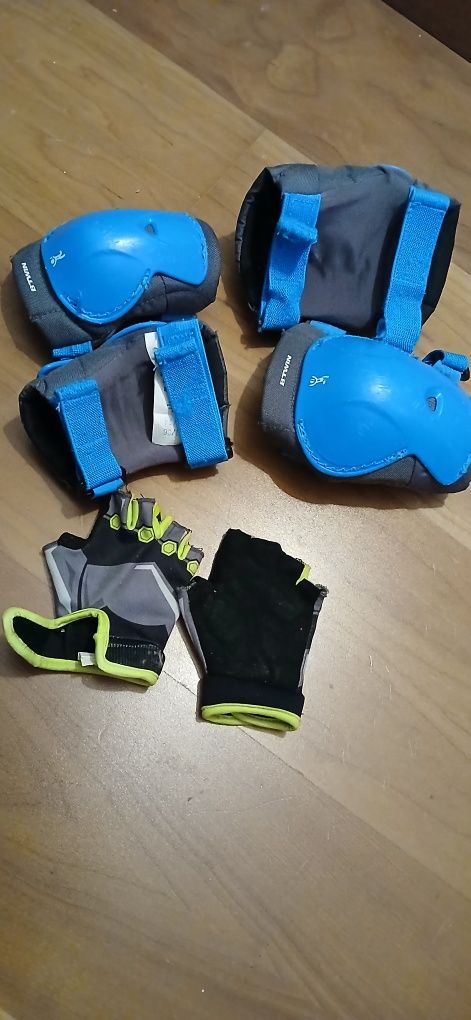 Kitt proteção criança joalheiras cotoveleiras patins, trotinete, bicic
