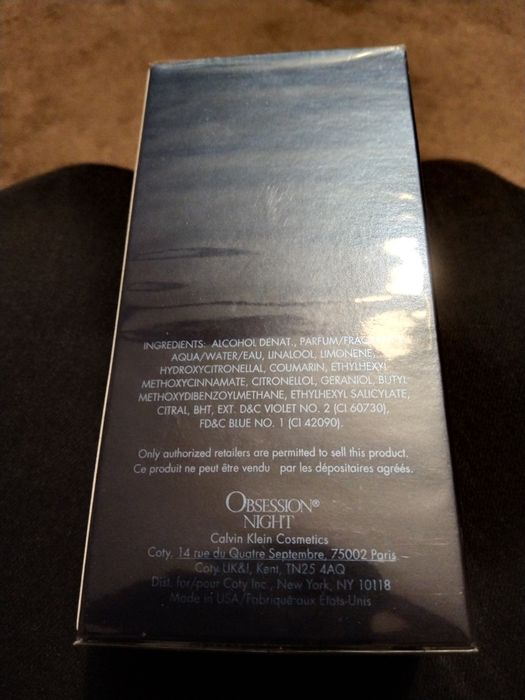 Woda perfumowana Calvin Klein Obsession Night