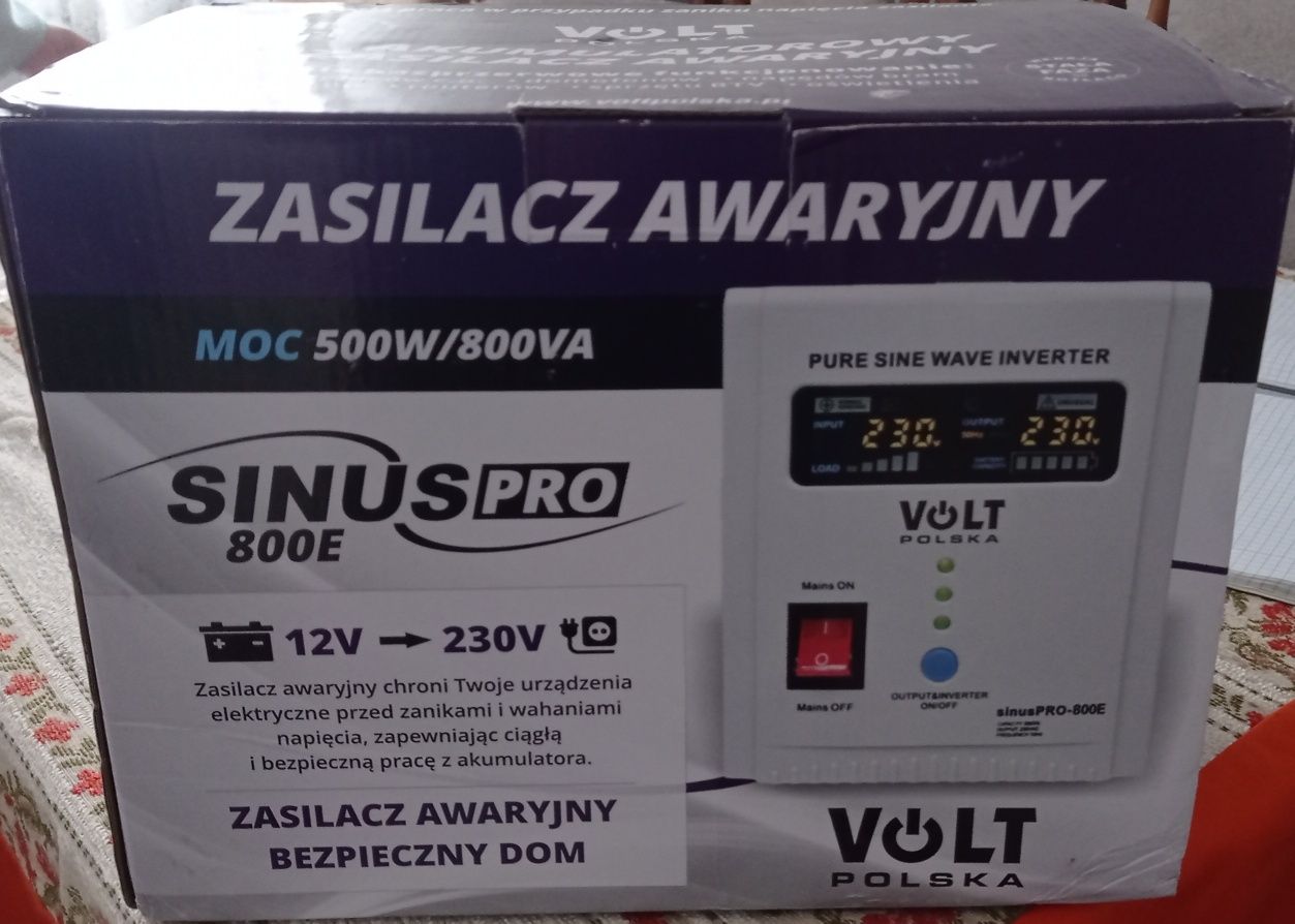 Аварійне джерело живлення VOLT SINUS PRO 800E