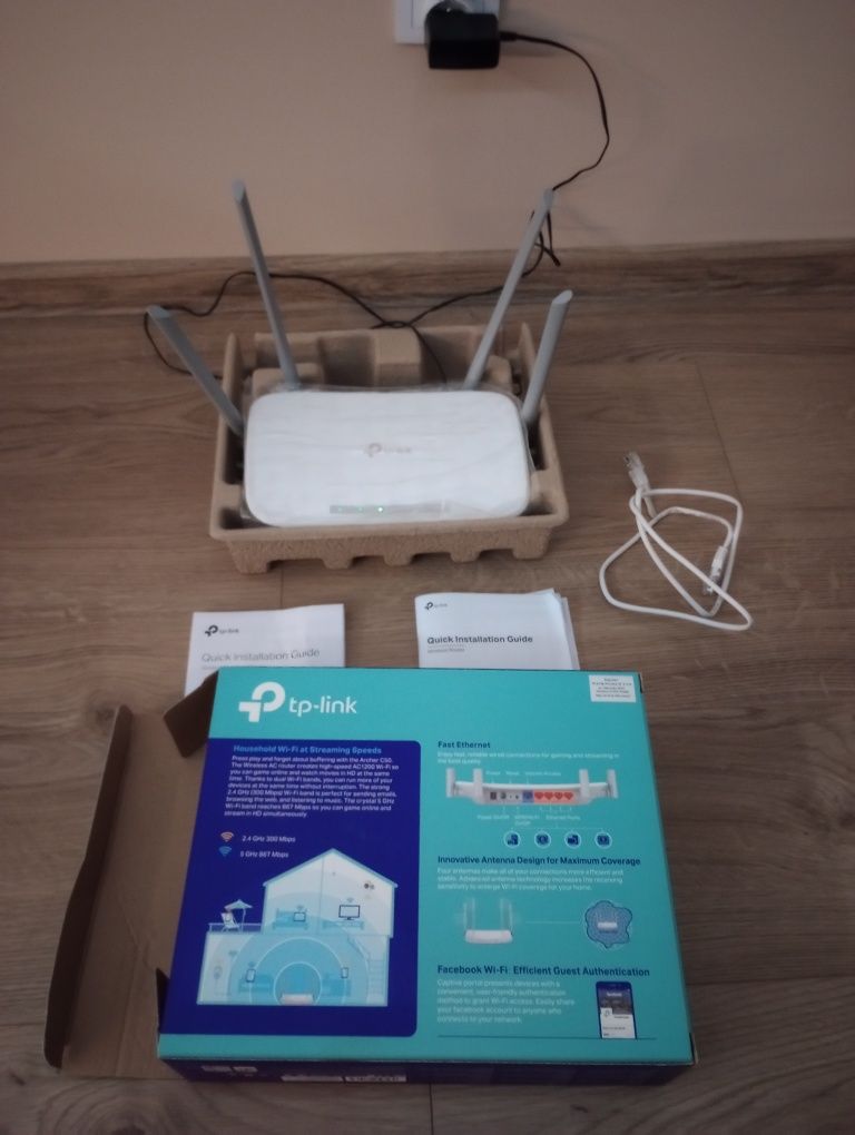 Router wifi TP link (jak nowy)