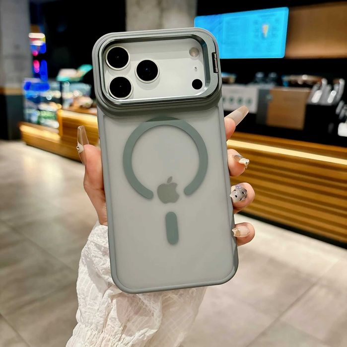 Capa IPhone 17 com suporte e magsafe - Portes envio grátis