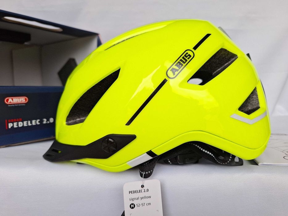 Kask rowerowy Abus Pedelec 2.0 Signal Yellow M 52-57cm