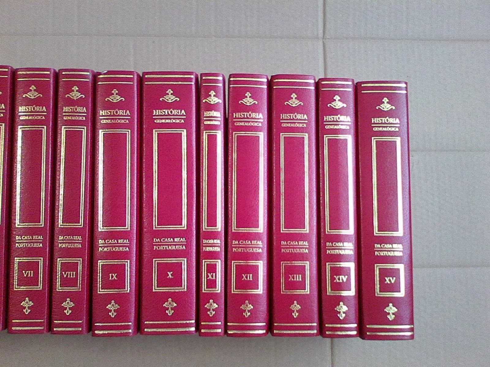 História Genealógica da Casa Real Portuguesa - 15 volumes