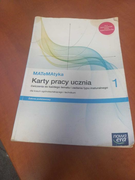 Sprzedam podręcznik Karty pracy ucznia Matematyka 1 Nowa Era