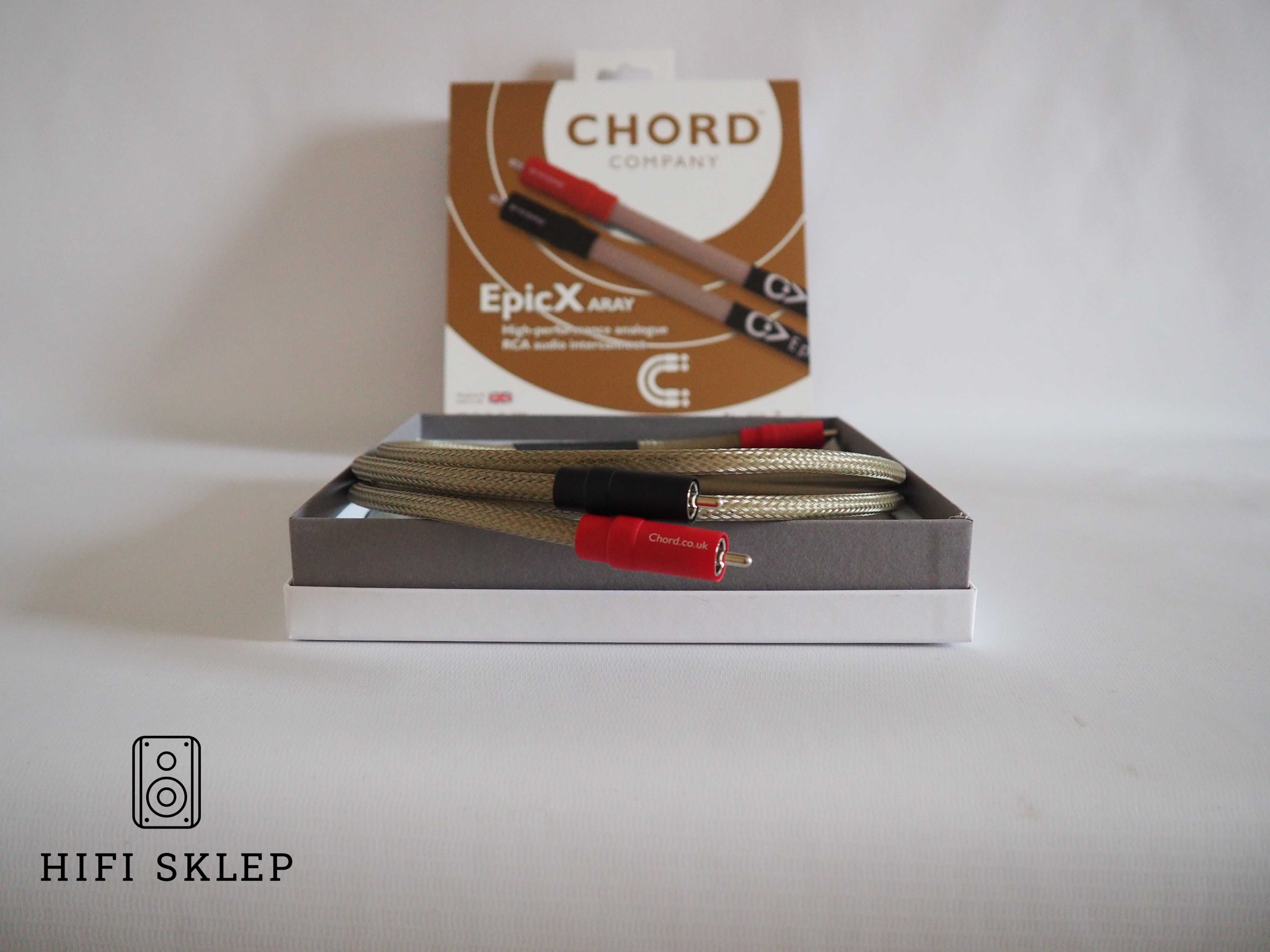 Chord EPIC X - Interkonekt stereo RCA - 1,0M -DEMO !!!