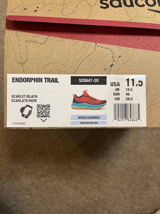 Saucony Men's Endorphin Trail Health Care Professional Shoe