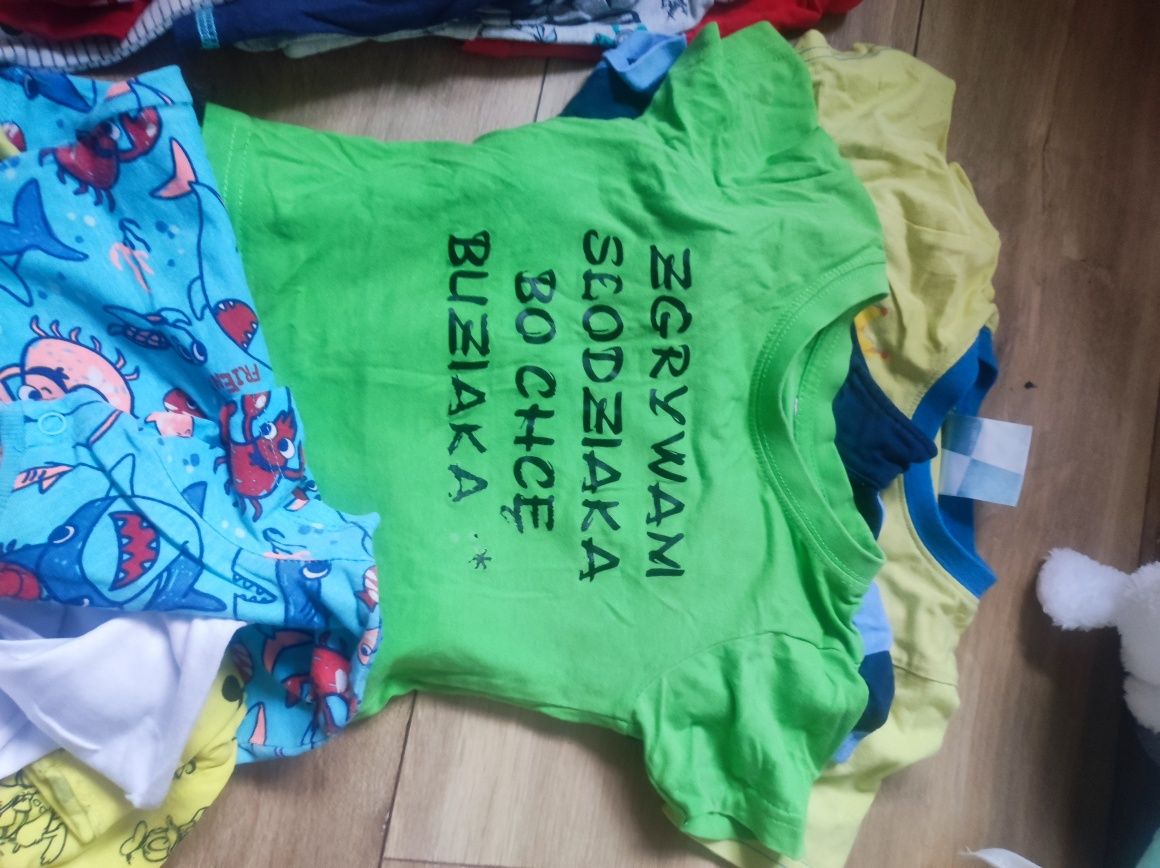 Letni zestaw ubranek dla chłopca rozmiar 74