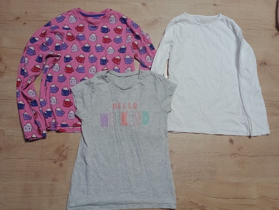 Paka zestaw ubrań 25 szt na 146 dla dziewczynki