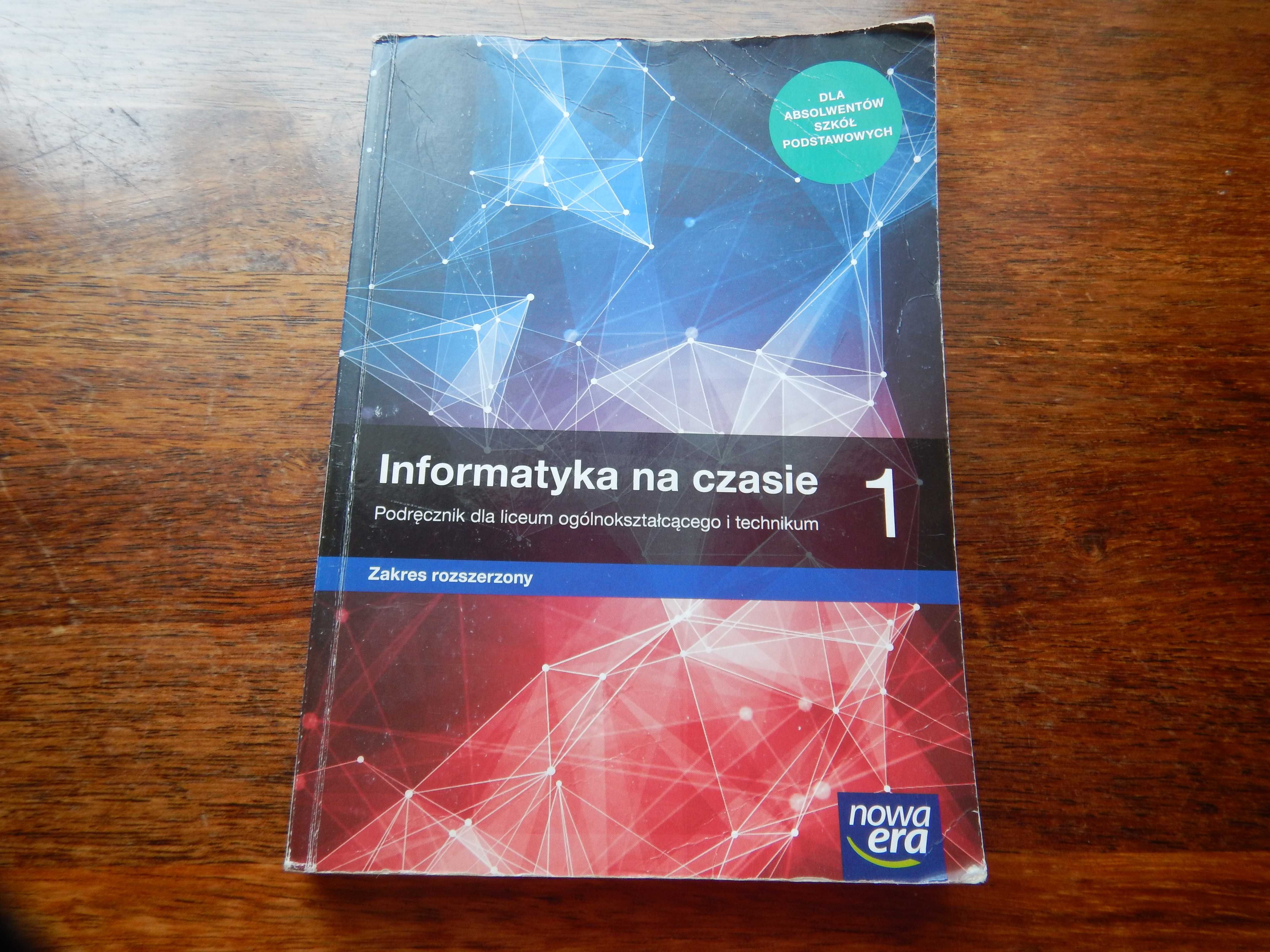 Informatyka na czasie 1, rozszerzony, Nowa Era