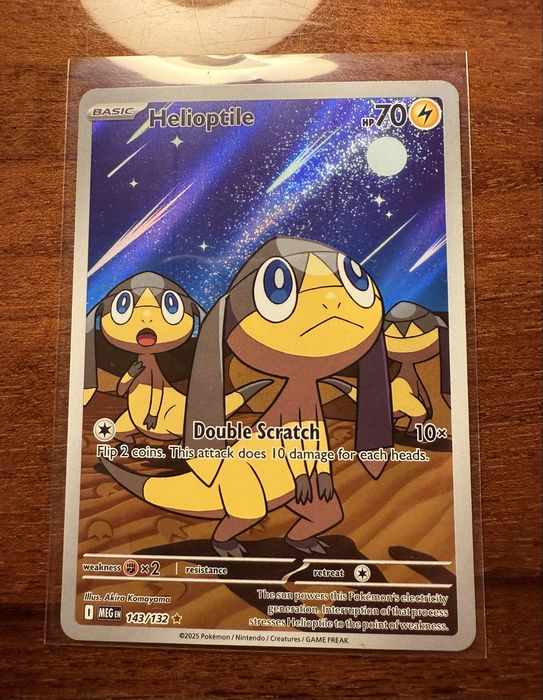 Karta PokemonTCG Helioptile MEG 143/132