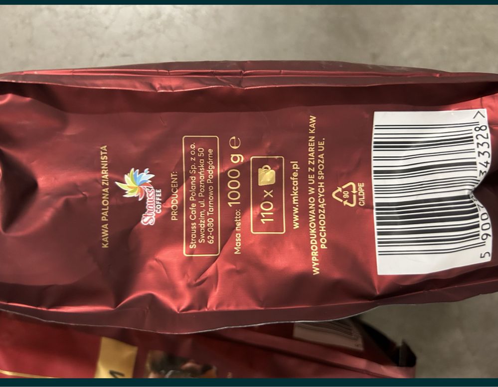 Kawa ziarnista mk cafe 2 kg