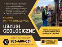 Geolog | Badania gruntu | Wiercenia | Opinia geotechniczna