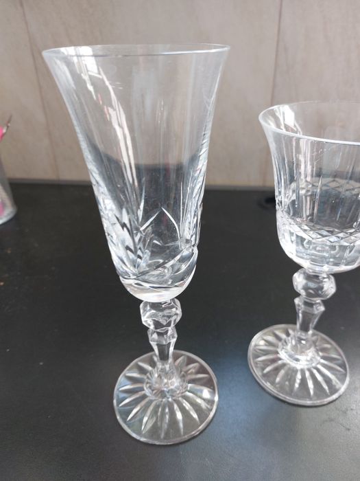 Kryształ- PRL- Dwa Kieliszki Kryształowe+GRATIS! NALEWAK!!!