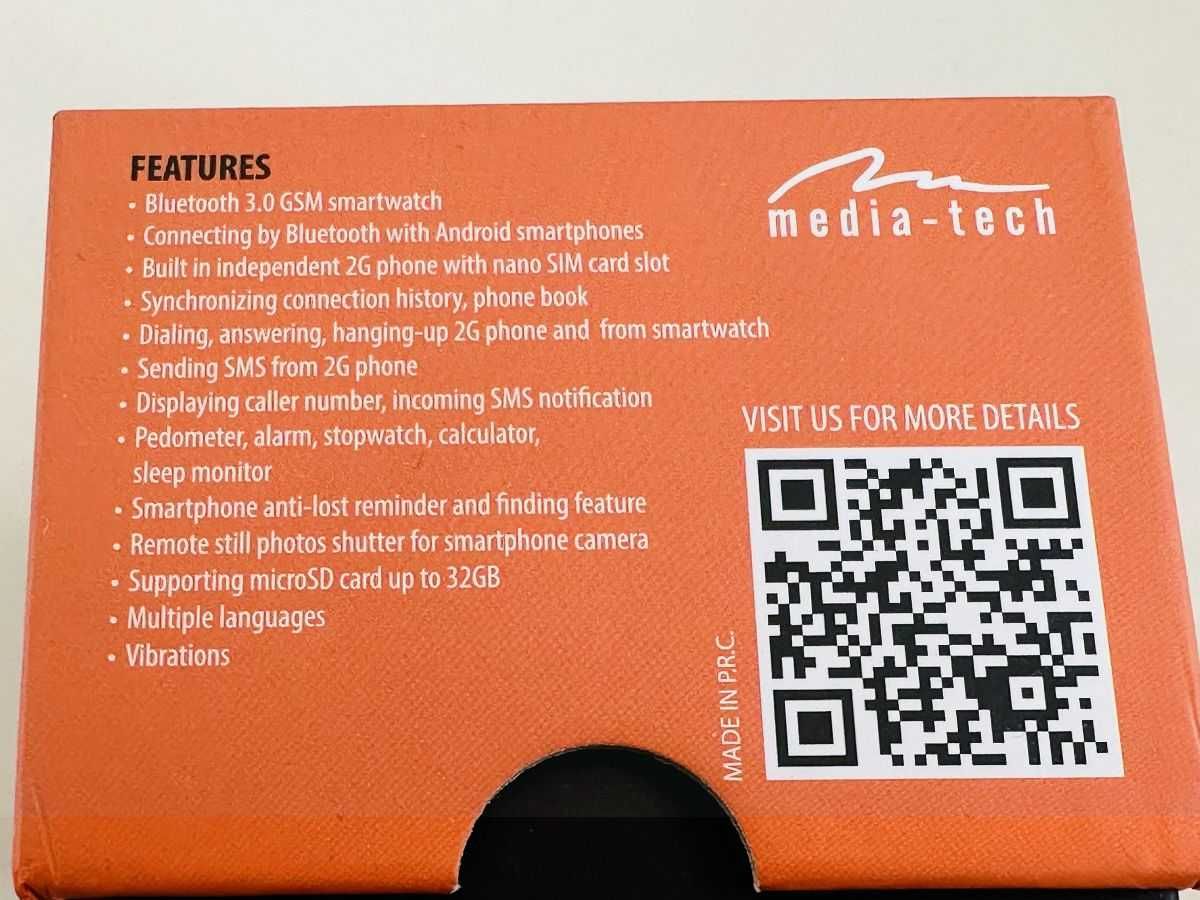 Smartwatch Round Watch GSM MT855