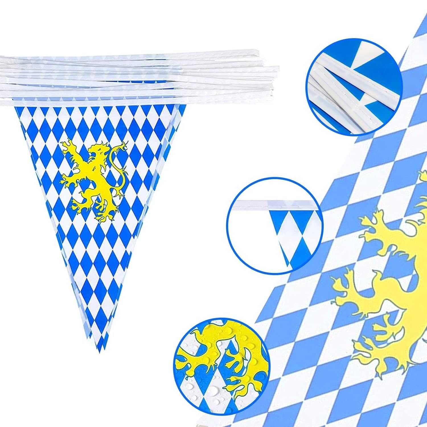 Oktoberfest bawarski proporczyk baner flaga Oktoberfest na przyjęcie