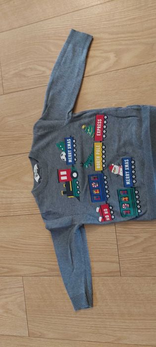 Sweter swiateczny 98/104 h&m