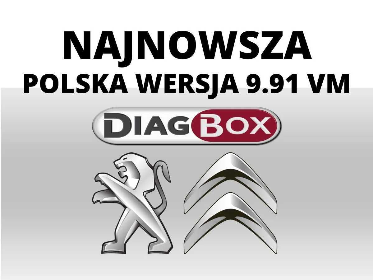 Program DIAGBOX V.9.91 PL Lexia Citroen Peugeot Diagnostyka PP20000 VM