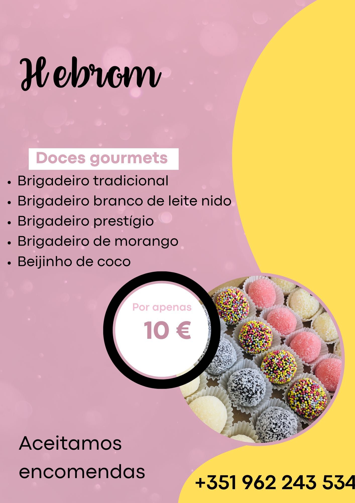 Salgados e doces gourmets