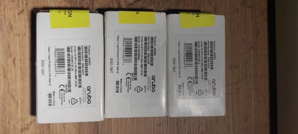 Aruba 1G SFP LC SX 500m MMF XCVR