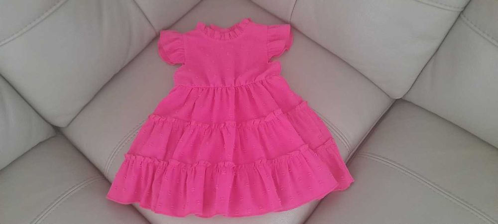 rozm. 74 80 śliczna sukienka dla dziewczynki komunia wesele chrzciny