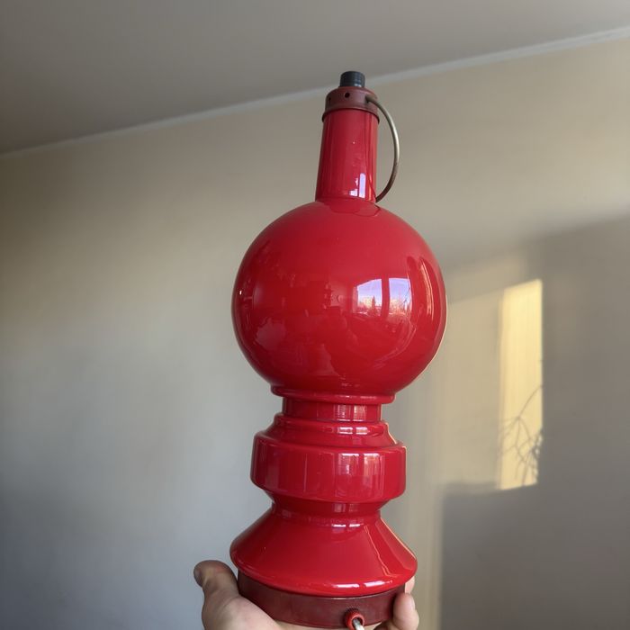 Lampka nocna szklana stołowa biurko huta szkła pieńsk/Polam wieliczka?