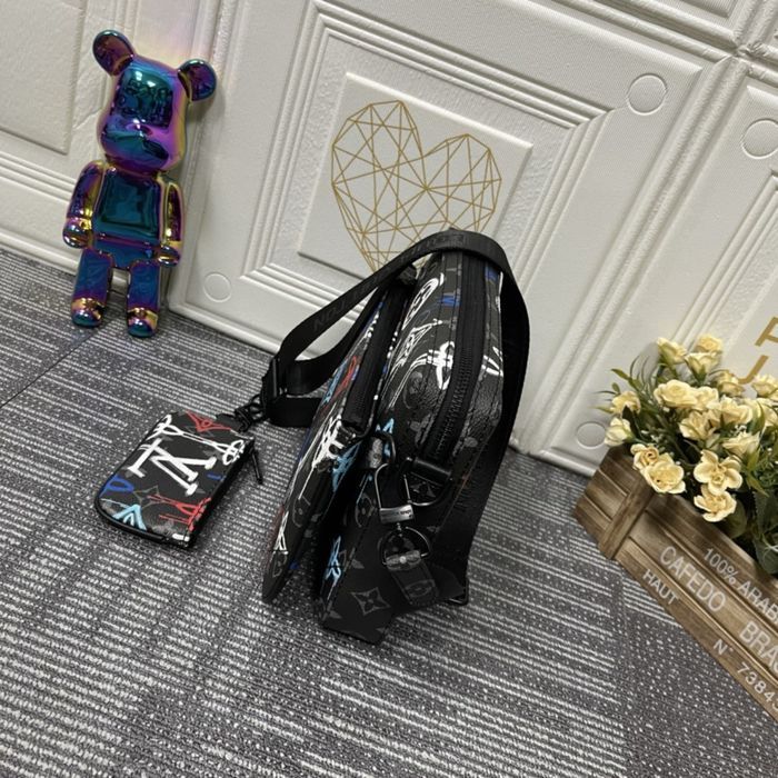 Louis Vuitton Messenger 3v1 сумка мужская trio унисекс кожаная