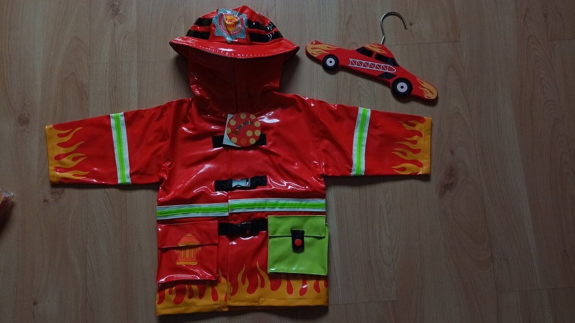 Kidorable My First Raincoat płaszcz kurtka przeciwdeszczowa strażak