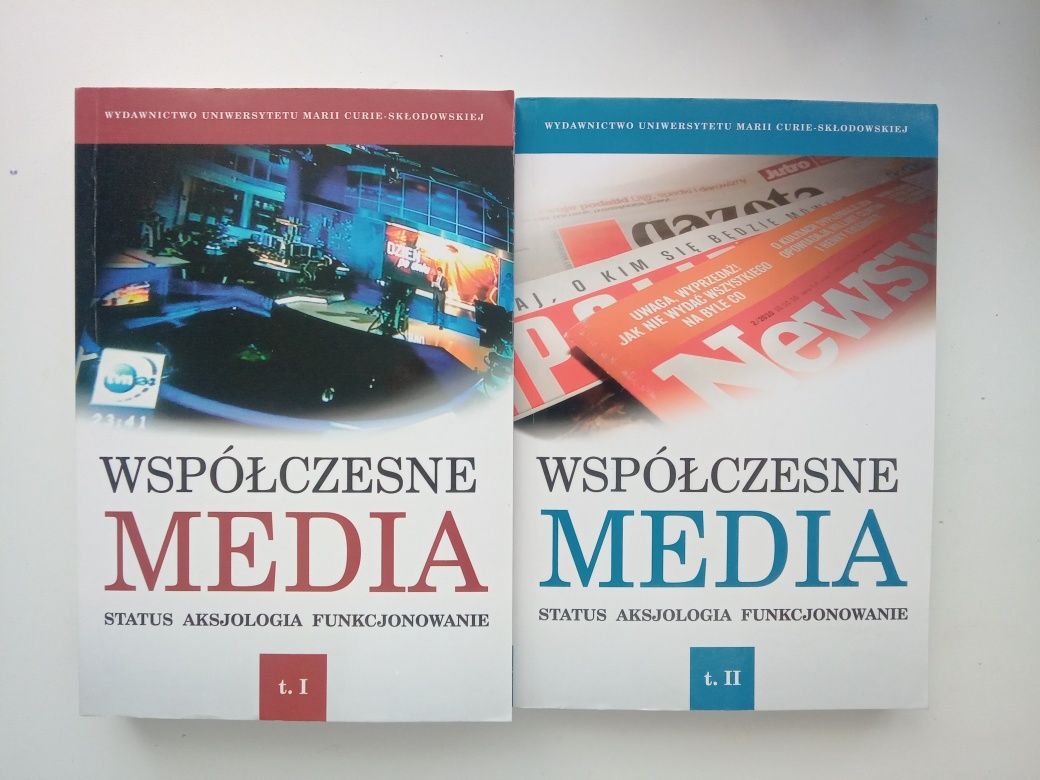 Współczesne media Status aksjologia funkcjonowanie t. 1 i 2 nieużywane