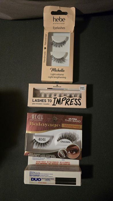 Sztuczne rzęsy i klej do rzęs