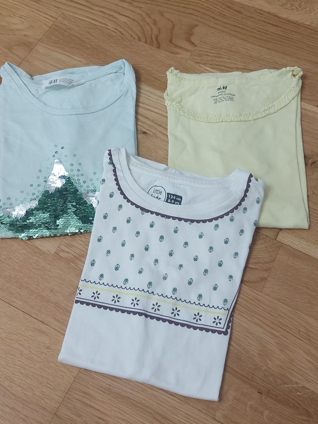 T-shirty 134-140 h&m, wiosna, lato