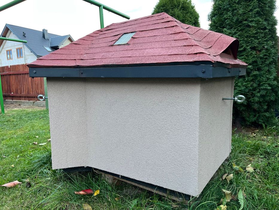 Nowa, ocieplana buda dla dużego psa – solidna, drewniana,
