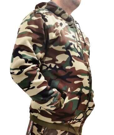 2X BLUZA GRUBA jak KURTKA moro rozmiary od M do 4XL
