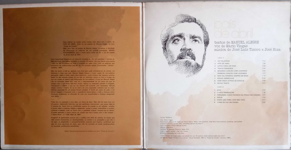 Mário Viegas	- - - - -	País de Abril	- - - - -	LP