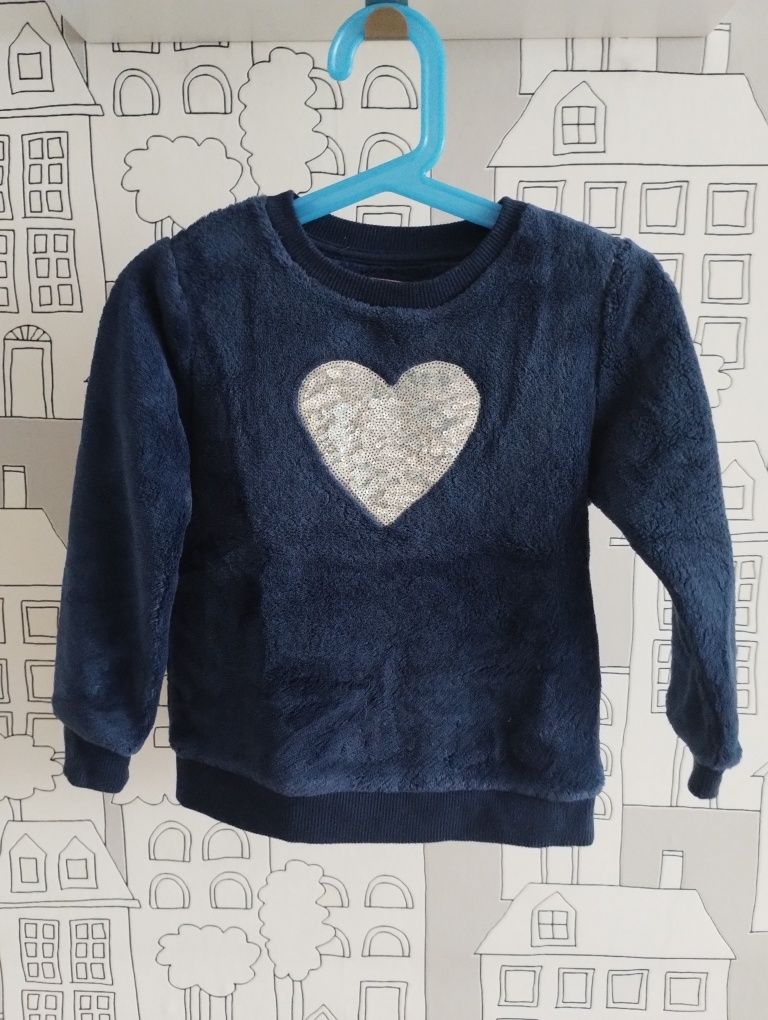 Bluza polarowa / polar granatowy rozm. 98