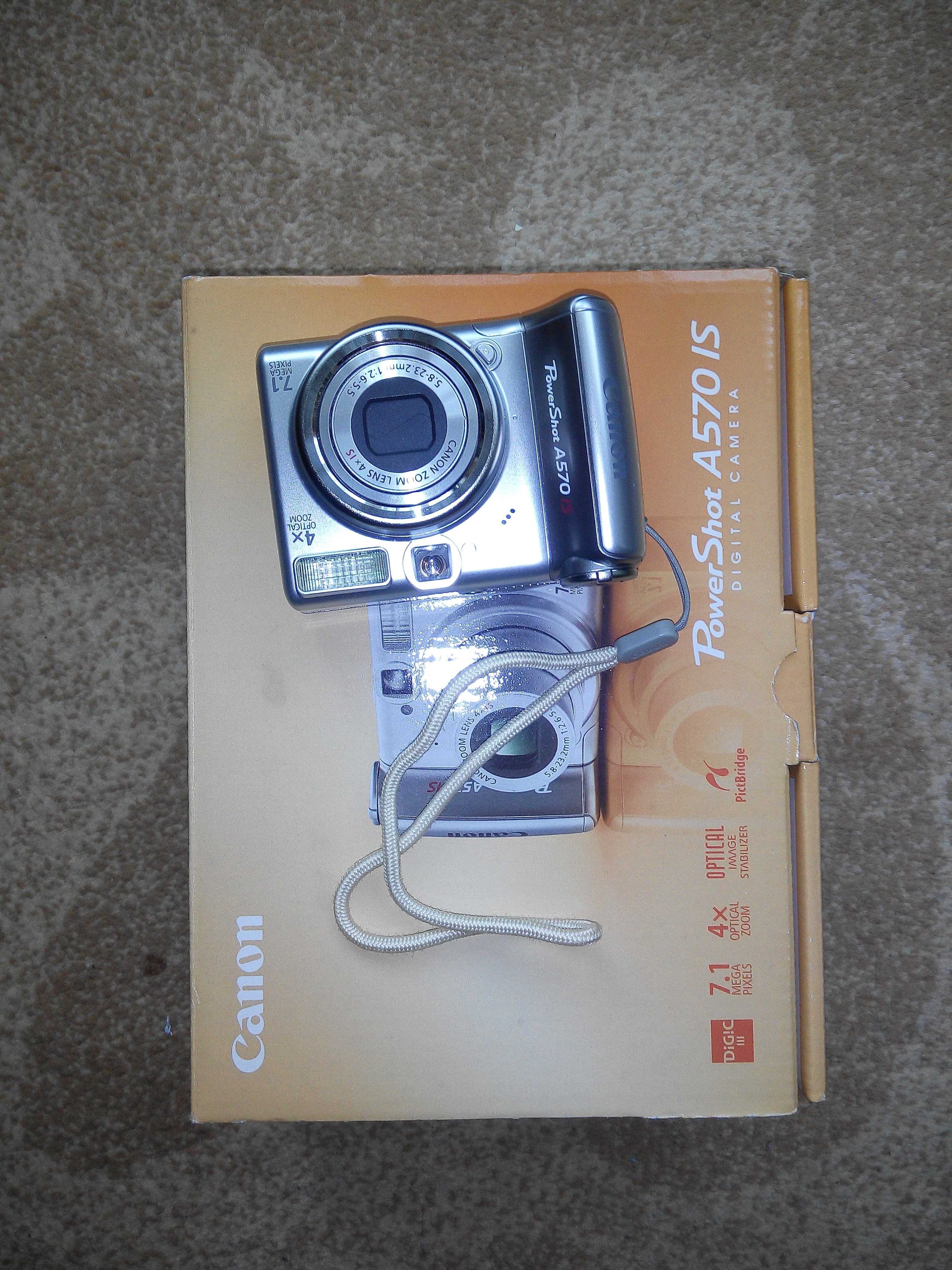 Фотоаппарат Canon PowerShot A570 IS рабочий