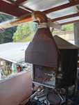 Forno de assar com rodas