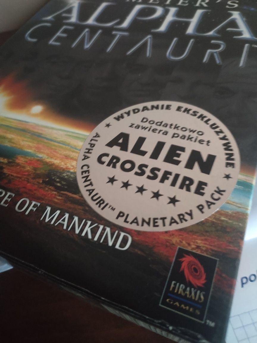 Sid meier's Alpha centauri PL 1999 wydanie ekskluzywne bigbox