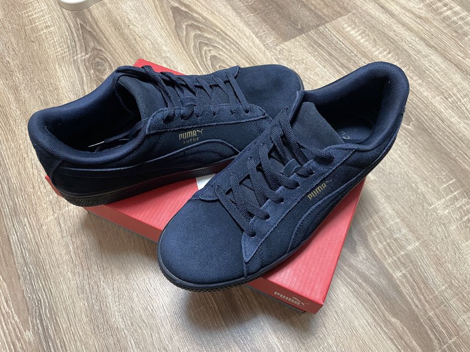 Кеды Puma Suede SD BLUE замш БУ отличное состояние 42