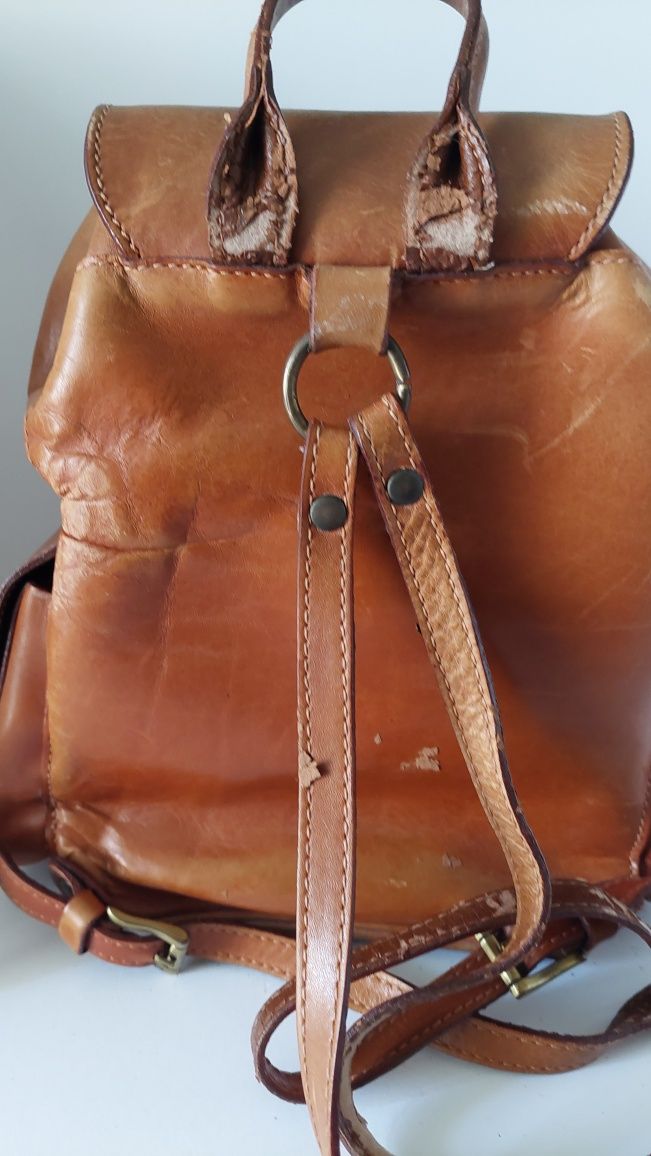 Mochila em pele Ted Benson