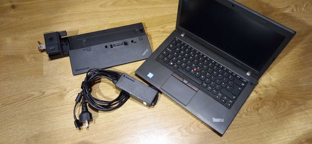 Lenovo ThinkPad L470 i5/16Gb/256GB SSD M.2 Nvme + stacja dokująca