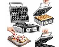 Gofrownica moc 1400 wat 2 duże gofry regulacja temperatury