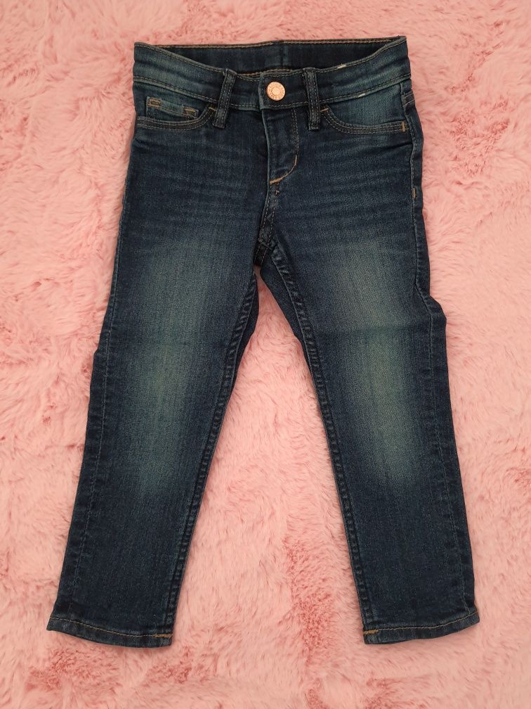 Spodnie jeansy skinny h&m 92