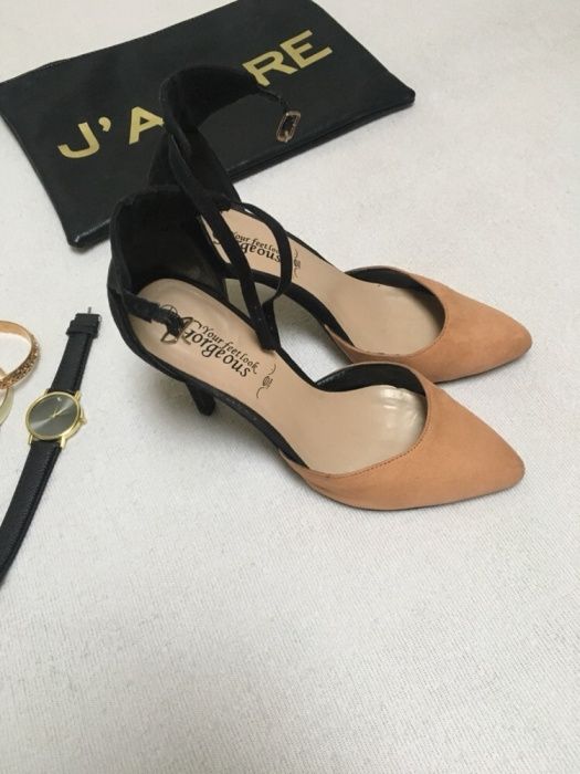 Buty zapinane przy kostce New look wkładka 26,5